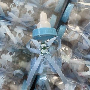 Mini baby bottles. Perfect for a baby shower